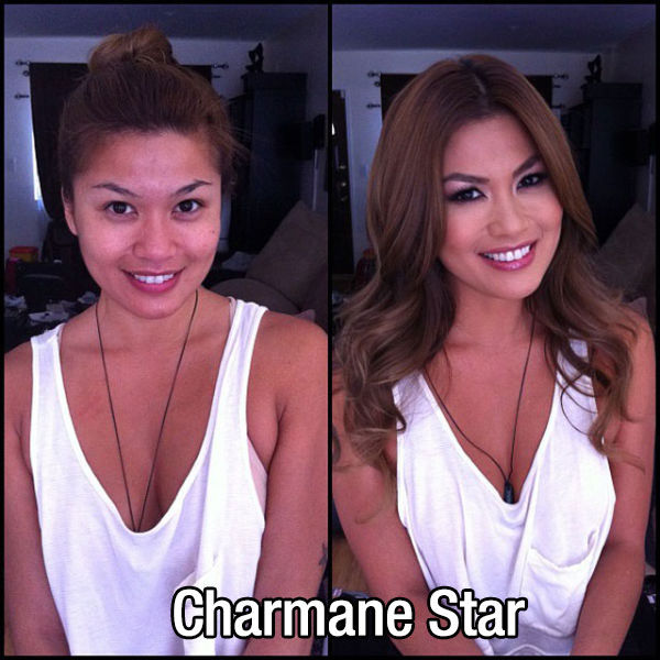 Porn Stars Pre and Post Their Makeup Makeovers