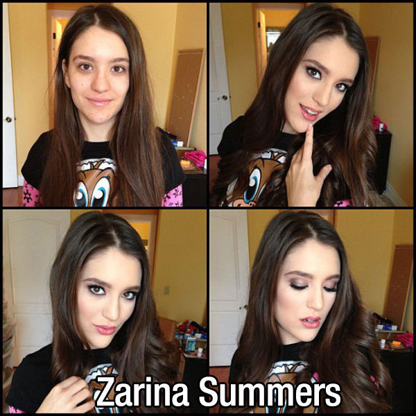 Porn Stars Pre and Post Their Makeup Makeovers