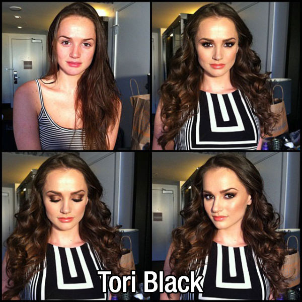 Porn Stars Pre and Post Their Makeup Makeovers