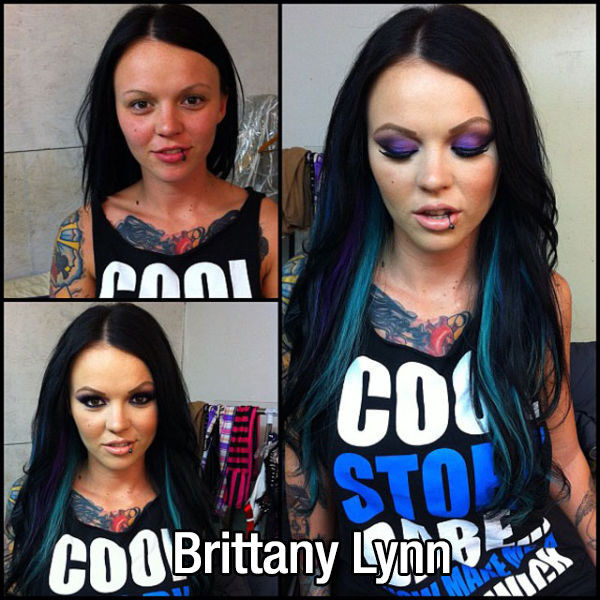 Porn Stars Pre and Post Their Makeup Makeovers