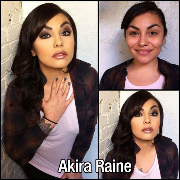 Porn Stars Pre and Post Their Makeup Makeovers