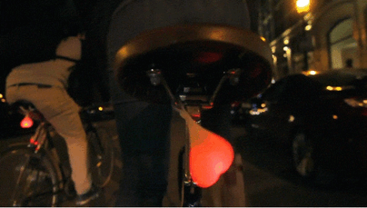 Bizarre Bike Gadget That Light Up the Night
