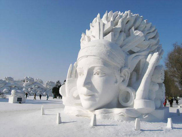 These Snow Sculptures Are Out of This World