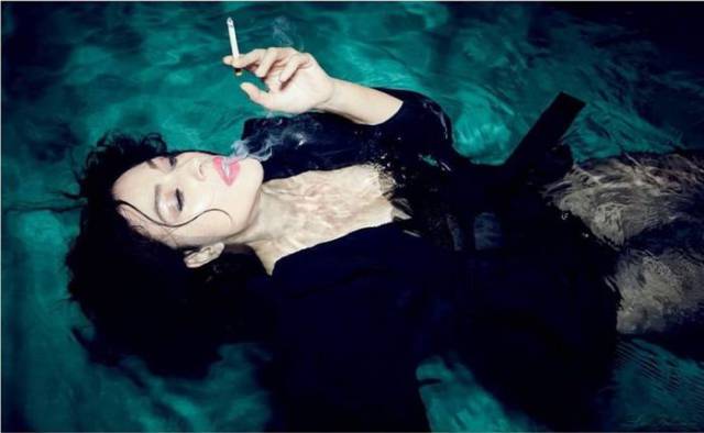 Monica Bellucci made a splash in a new photo shoot 