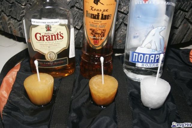 An ice-scream from alcohol (6 photos)