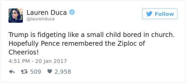 Donald Trump’s Inauguration Didn’t Have A Chance Not To Inspire All Those Troll Tweets