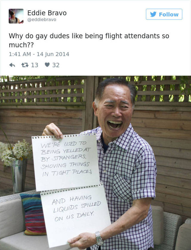 George Takei Isn’t Used To Searching For Words