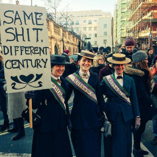 People Who Pushed The Limits Of Wittiness With Their Women’s March Protest Signs