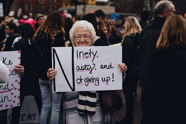 People Who Pushed The Limits Of Wittiness With Their Women’s March Protest Signs