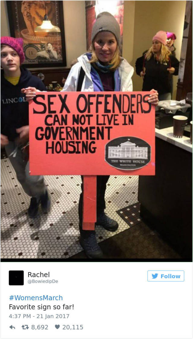 People Who Pushed The Limits Of Wittiness With Their Women’s March Protest Signs