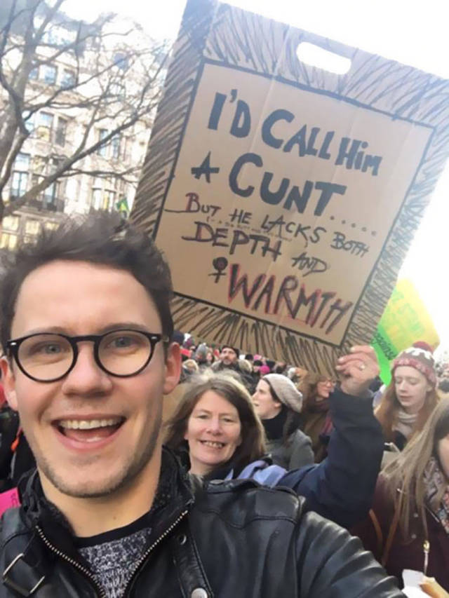 People Who Pushed The Limits Of Wittiness With Their Women’s March Protest Signs