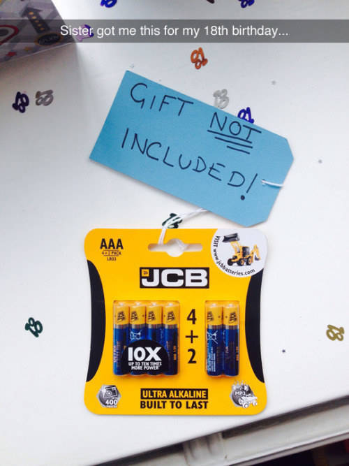 When You Get A Present And You’re Lost For Words… In A Very Odd Way…