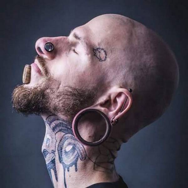 Well, It Looks Like Sometimes There Can Be Too Much Of Piercing And Tattooing