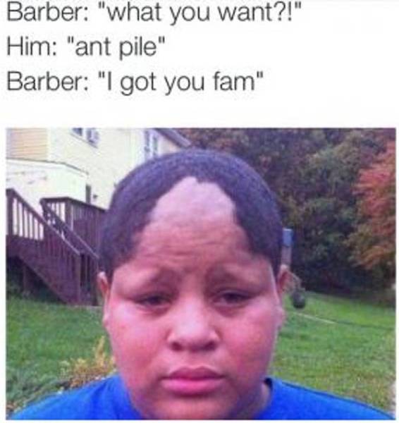 When Barber Gets What You Want Straight Away…