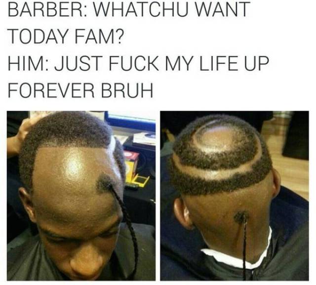 When Barber Gets What You Want Straight Away…