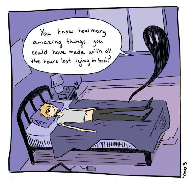 Sink Into The Grim World Of Anxiety And Depression Through These Comics
