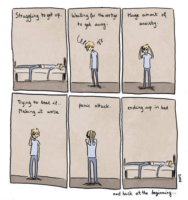 Sink Into The Grim World Of Anxiety And Depression Through These Comics