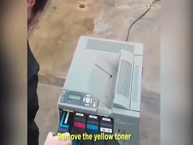 Totally Professional Printer Fixing (Do Not Try This At Home)