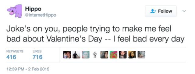 For Some, Valentine’s Day Is Not That Happy…