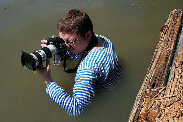 When Photographer Becomes The Photographed…