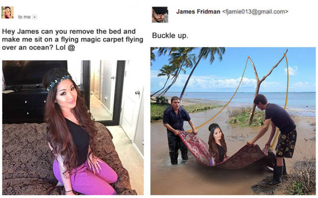 James Fridman Destroys Some More Narcissists With His Photoshop Wonders