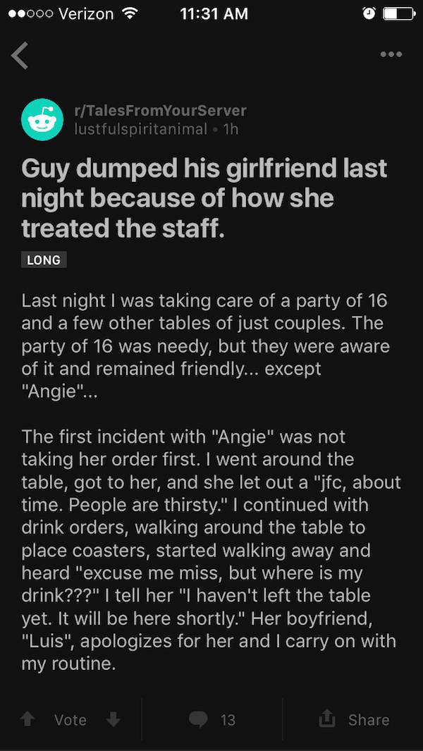 Never Be Like “Angie”. You Just Better Don’t
