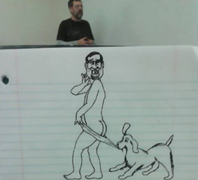 How Boring This Professor Was To Turn His Student Into An Artist?!