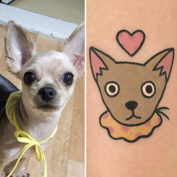 You Won’t Find Tattoos More Adorable Than Tattoos With Your Own Pet
