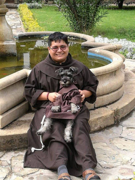 This Dog Was Homeless Until He Found Himself As A Monk In The Monastery