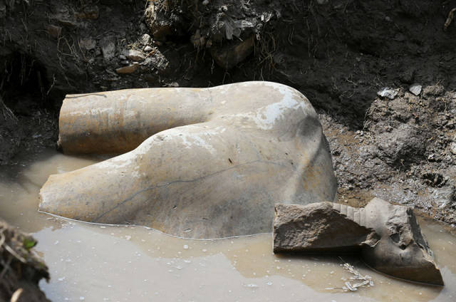 3000-Year-Old Statue Of Egypt’s Greatest Pharaoh Ramses II Was Found In Cairo’s Slums