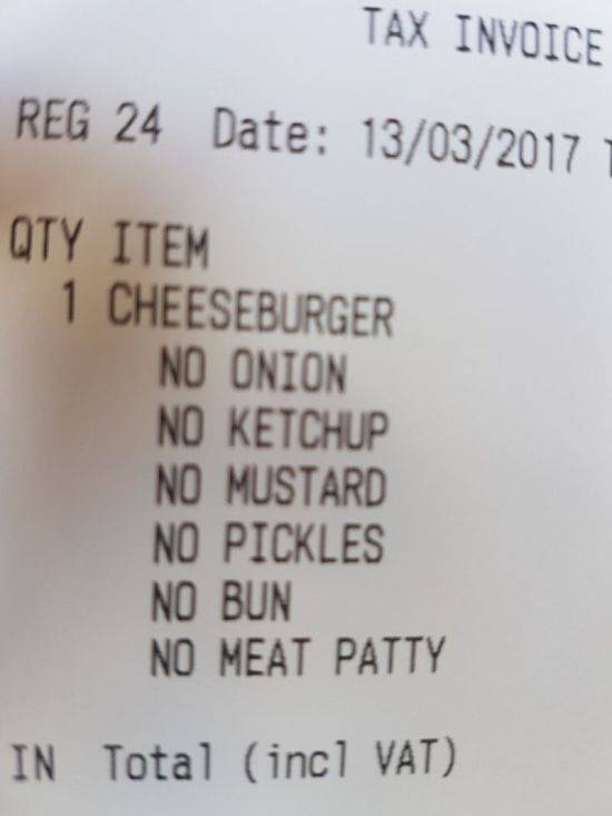 Cheeseburger Without Everything Is Still A Cheeseburger
