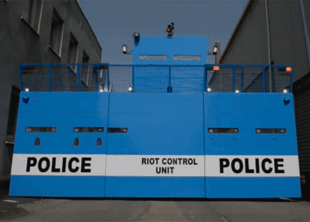Well, This Anti-Riot Vehicle Looks Like It’s Going To Be Very Successful