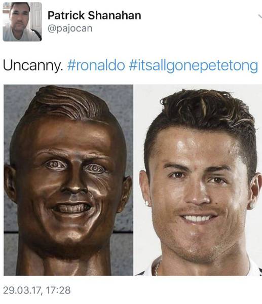 Nothing Wrong With Cristiano Ronaldo’s New Statue. Almost