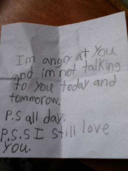 Kids Always Write Whatever The Hell They Might Be Thinking