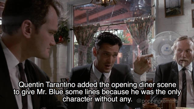 Quentin Tarantino Has Put Some Serious Work Into His “Reservoir Dogs”