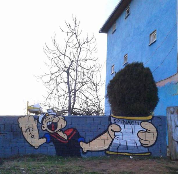 When Nature And Street Art Go Hand In Hand