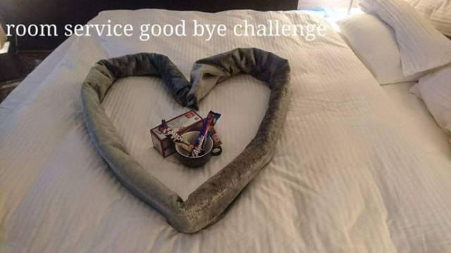 This Guy Turned Everyday Cleaning Of His Hotel Room Into A Quest. And Hotel Maids Were Up For It