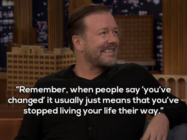 Ricky Gervais Is Certainly A Master Of A Sharp Word