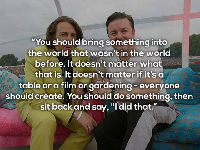 Ricky Gervais Is Certainly A Master Of A Sharp Word