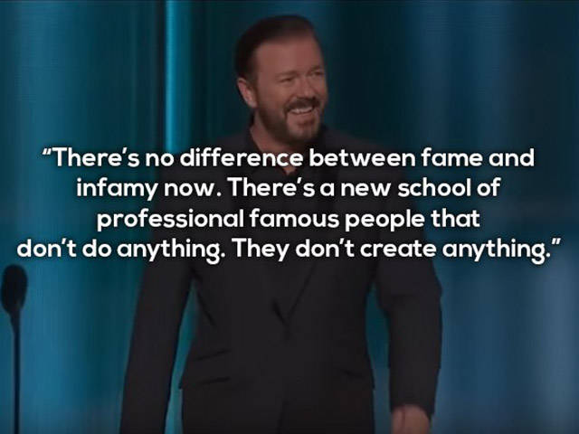 Ricky Gervais Is Certainly A Master Of A Sharp Word