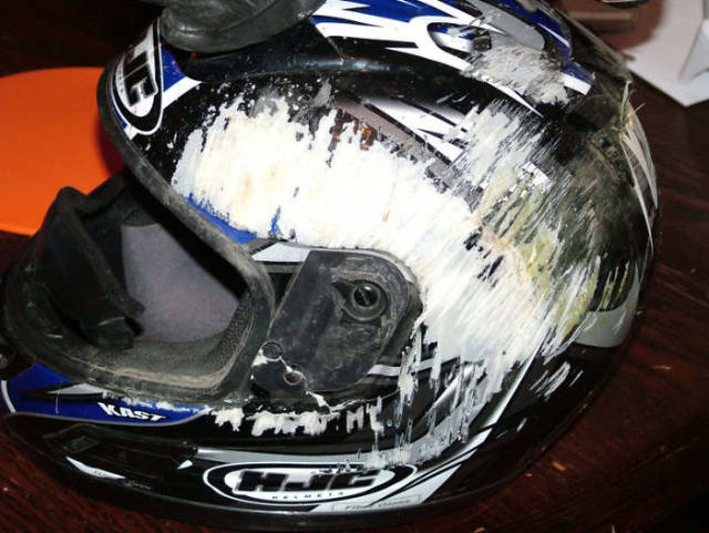 And This Is Why It’s Always A Good Idea To Wear A Helmet!