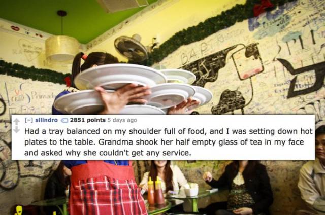 Serving People At Restaurants Can Be A Very Thankless Job