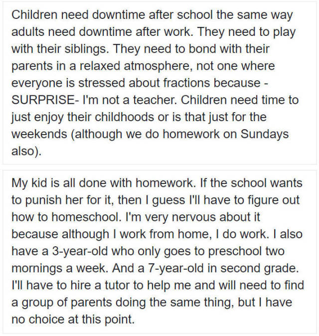 This Mom Decided Her Daughter Is Not Taking Any More Homework, And Here’s Why