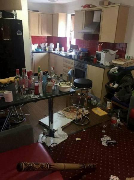Kondisi apartemen Brittani