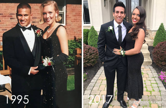 These Girls Didn’t Have To Bother With Their Prom Outfits, As They Are Gorgeous In Their Moms’ Vintage Ones!