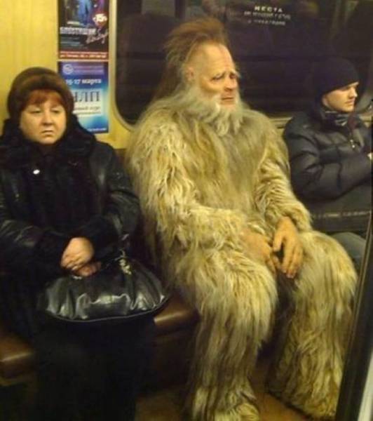 Some People Will Do More Than Everything To Look Special On Public Transport