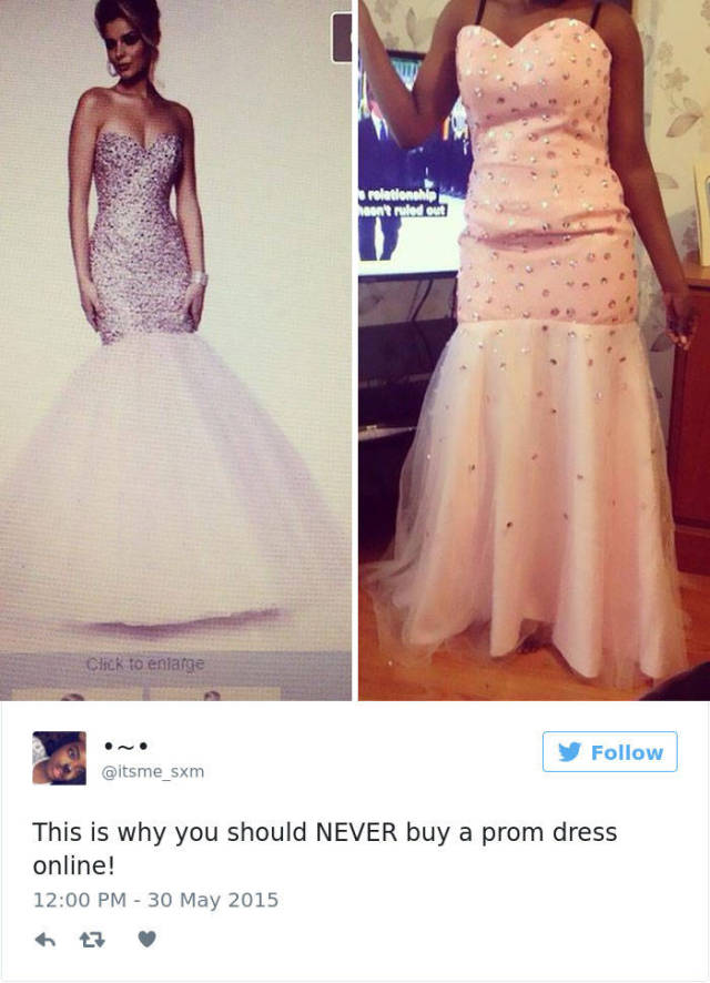 This Is Why You Never Should Order Your Prom Dress Online