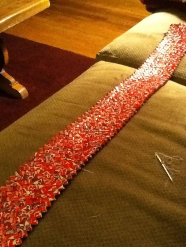 This Awesome Dress Was Made By Using Over 10000… Candy Wraps!