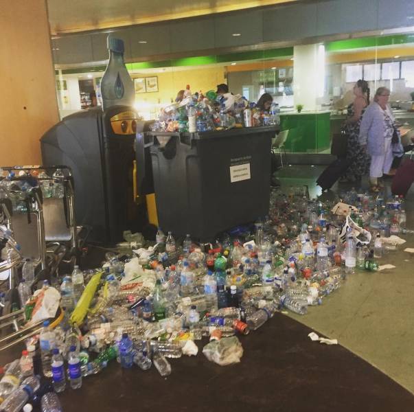 Ibiza’s Airport Is Full Of Trash Now