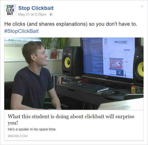 Everyone Was SHOCKED To Find Out What “Stop Clickbait” Twitter Account Was Up To!